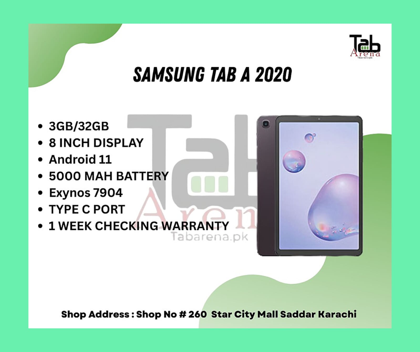 SAMSUNG GALAXY TAB A